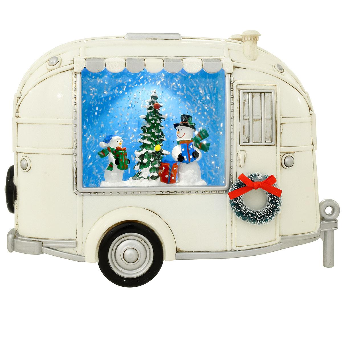 Retro Camper Snow Globe