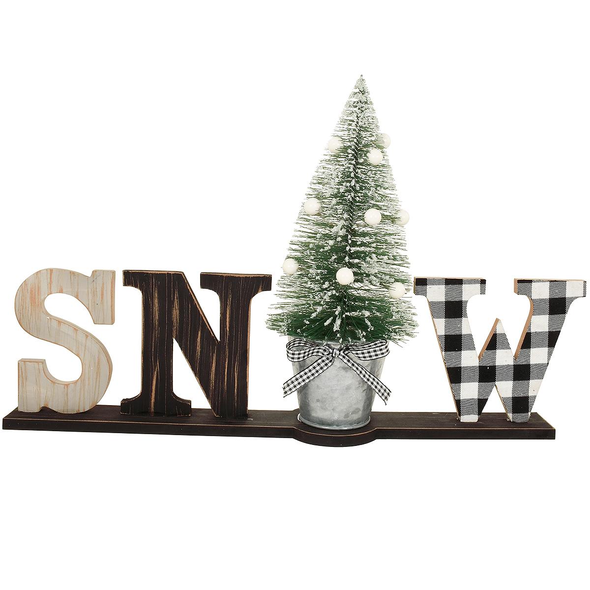 Snow Sign Table Piece