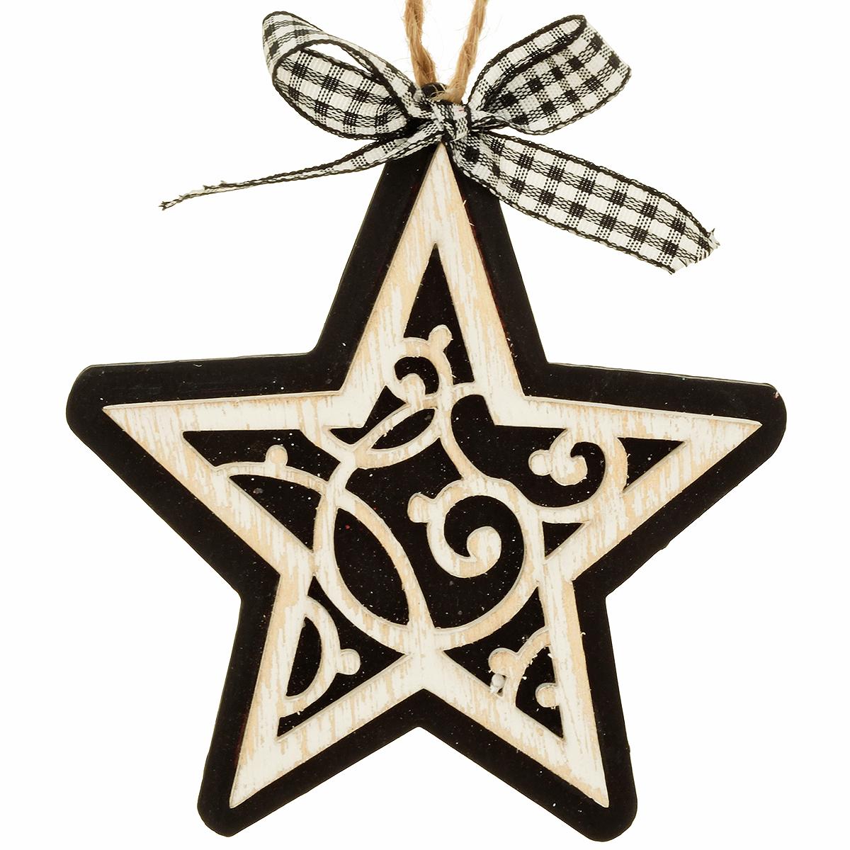 Star Wooden Ornament