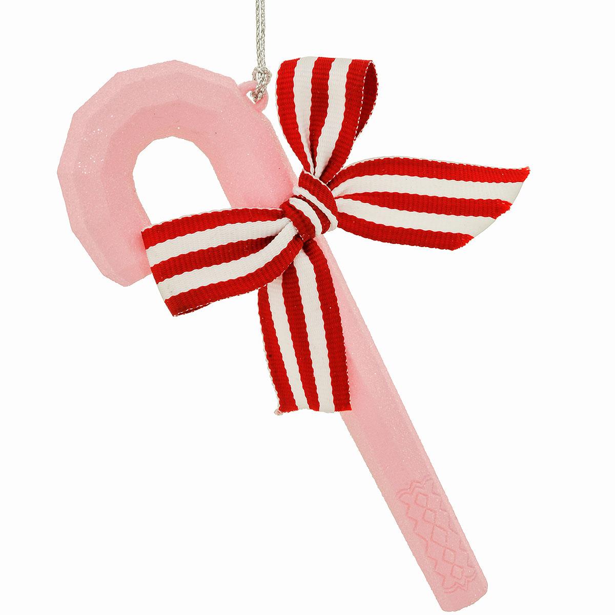 Pink Candy Cane Ornament
