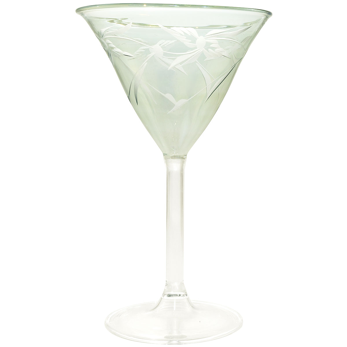 Egyptian Glass Martini Glass Stemware
