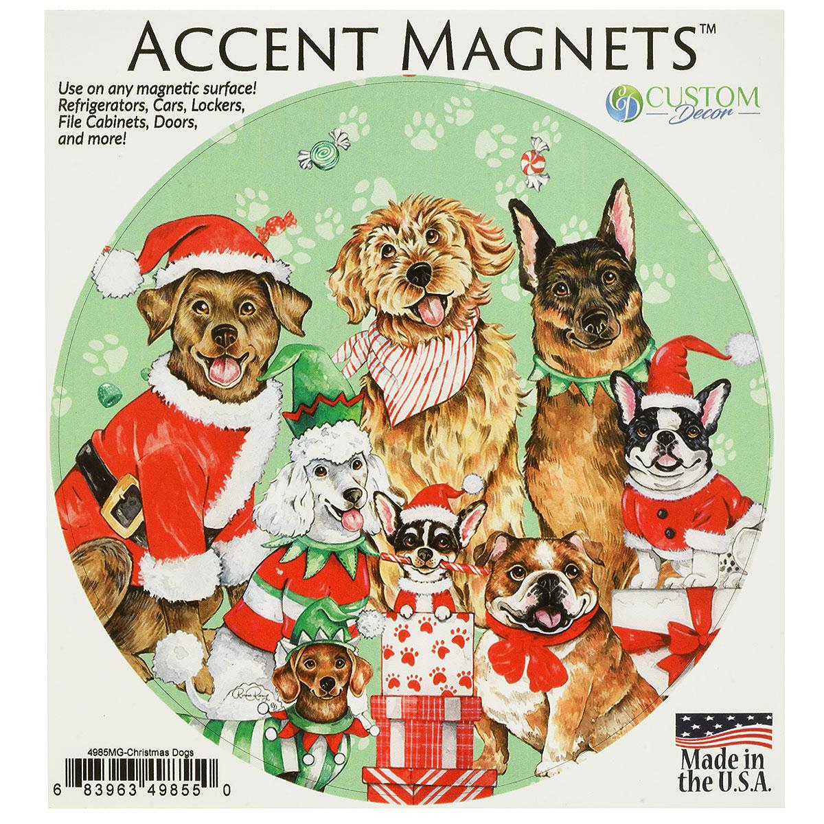 Christmas Dogs Accent Magnets™