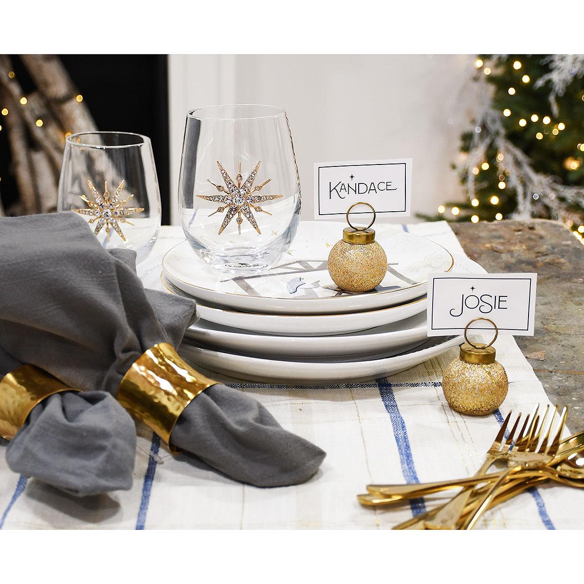 Away In a Manger Salad Plate In Mix & Match Christmas Table Setting