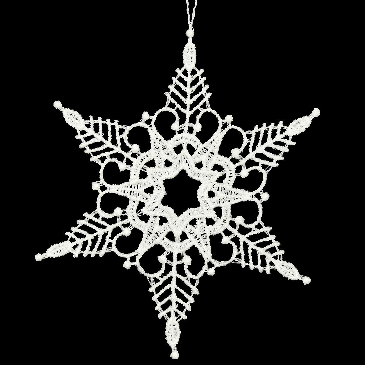 Snowflake Star #2 Lace Ornament