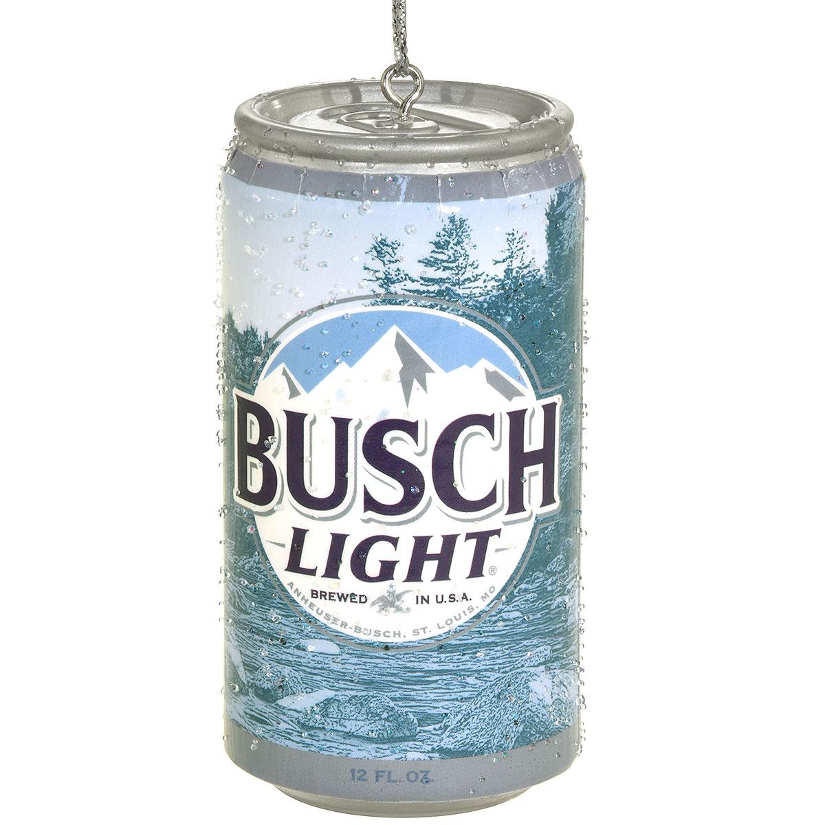 Busch Light Beer Can Ornament