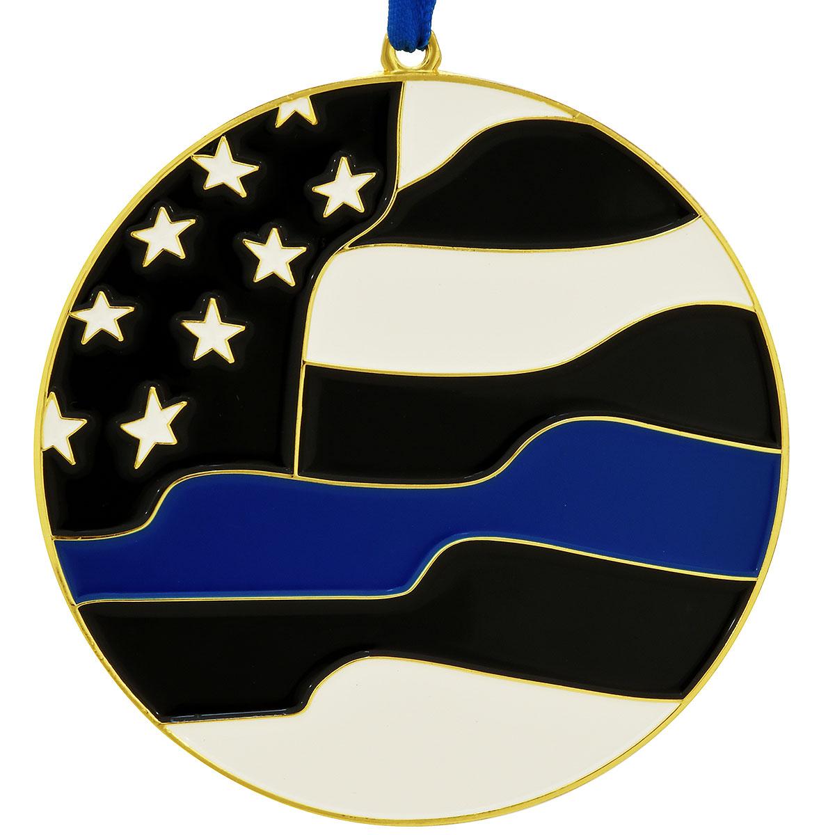 Officer Thin Blue Line Ornament
