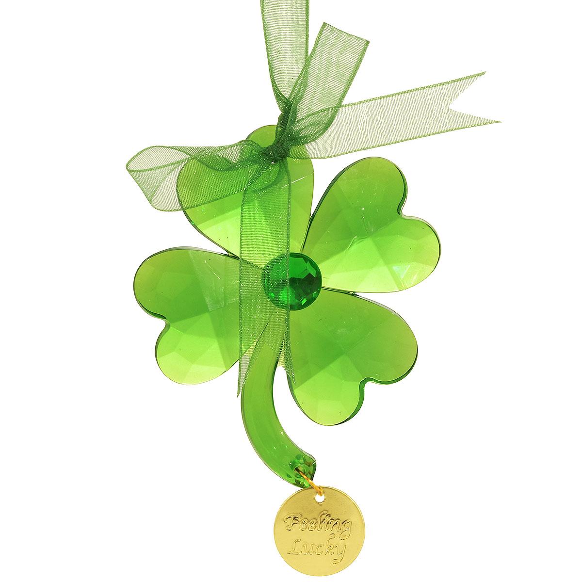 Lucky Clover Ornament And Legend