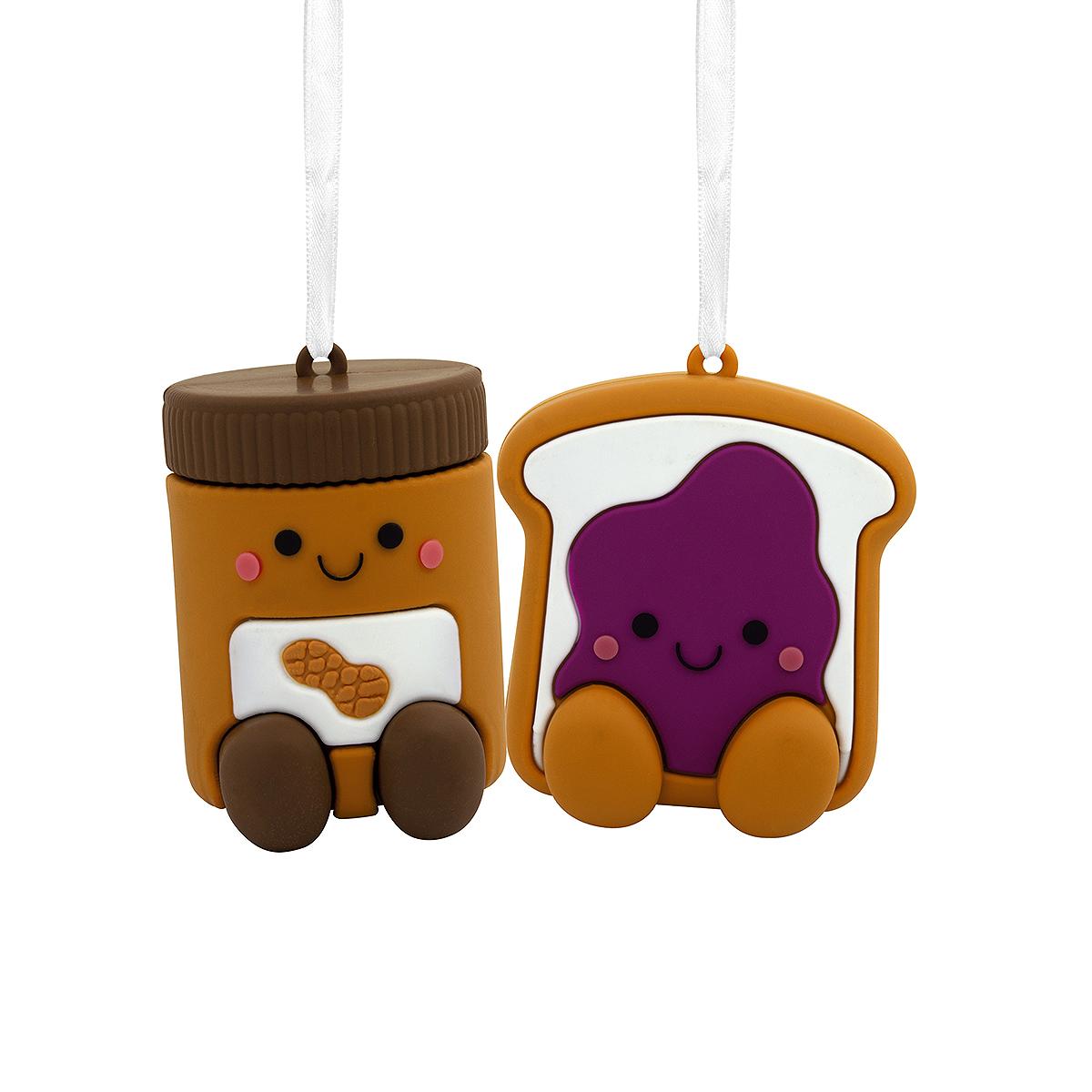 Peanut Butter And Jelly Better Together Hallmark Magnetic Ornament Set