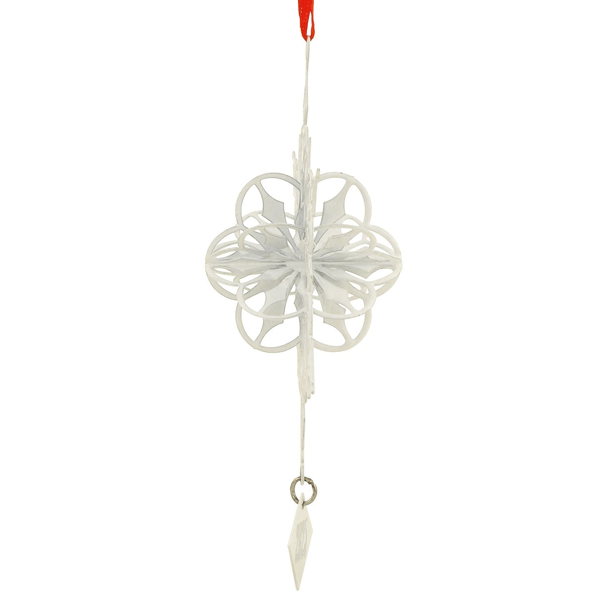 Snowflake Dated 2025 Metal Ornament