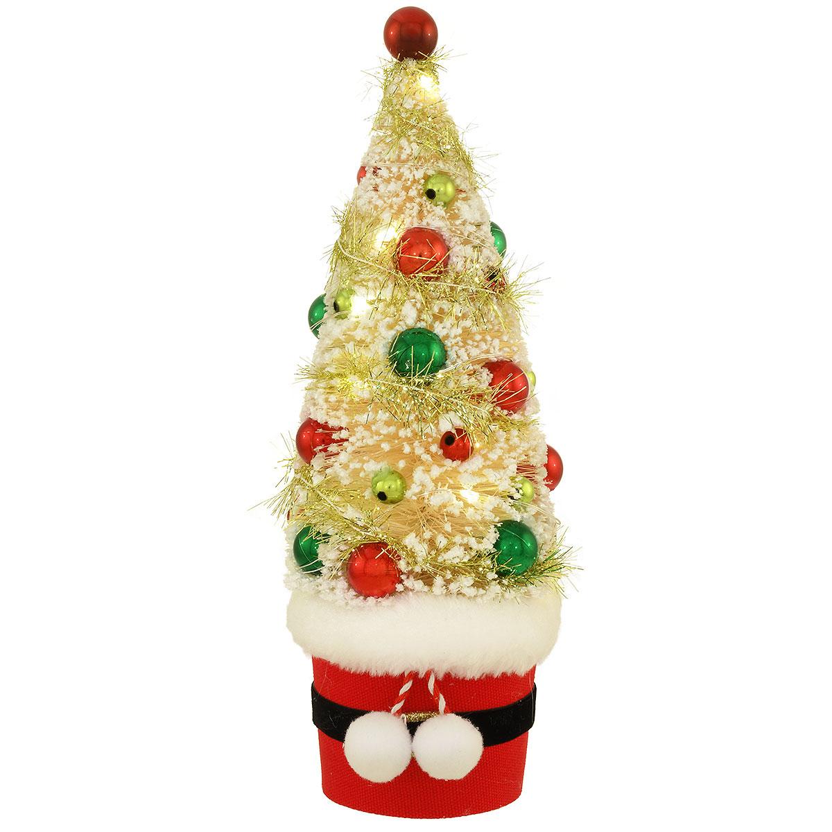 Sisal Tree 11 Inch With Ornaments