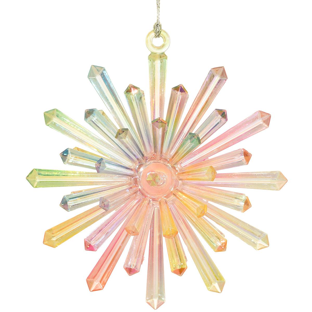 Multi Color Starburst Ornament