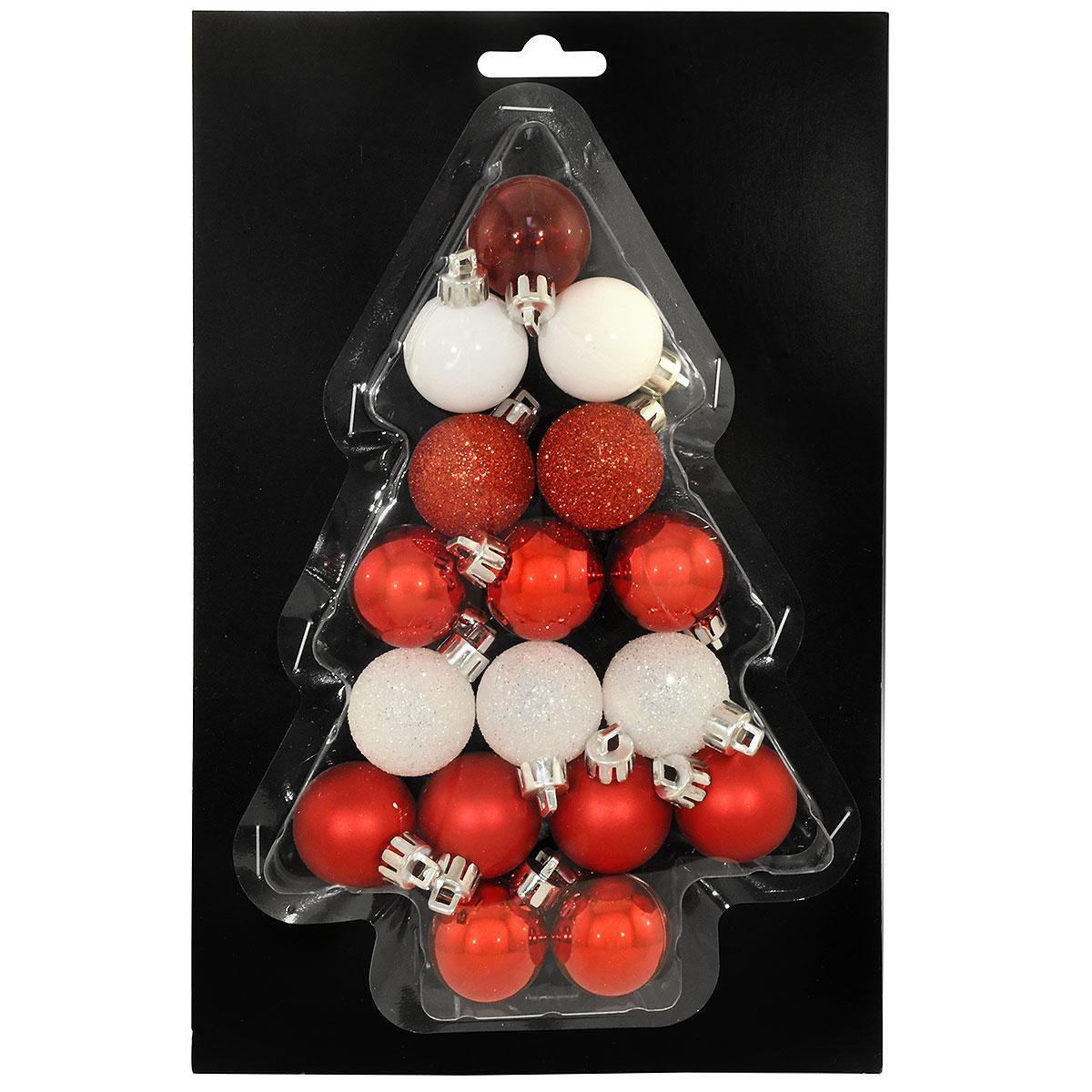 17 Piece Ball Mini Ornament Set
