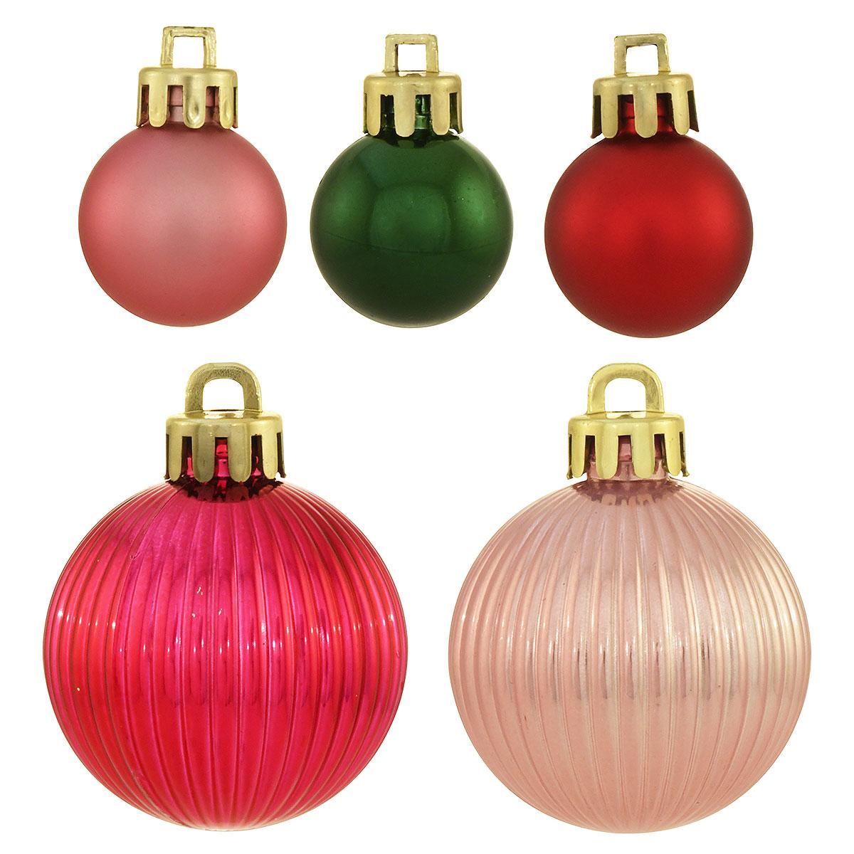 39 Piece Set Of Mini Ball Ornaments