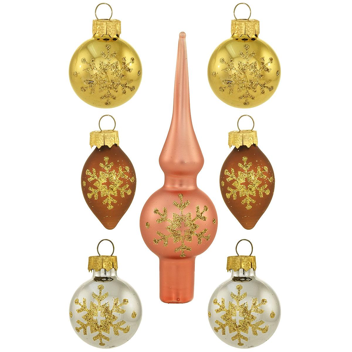 7 Piece Glass Miniature Set