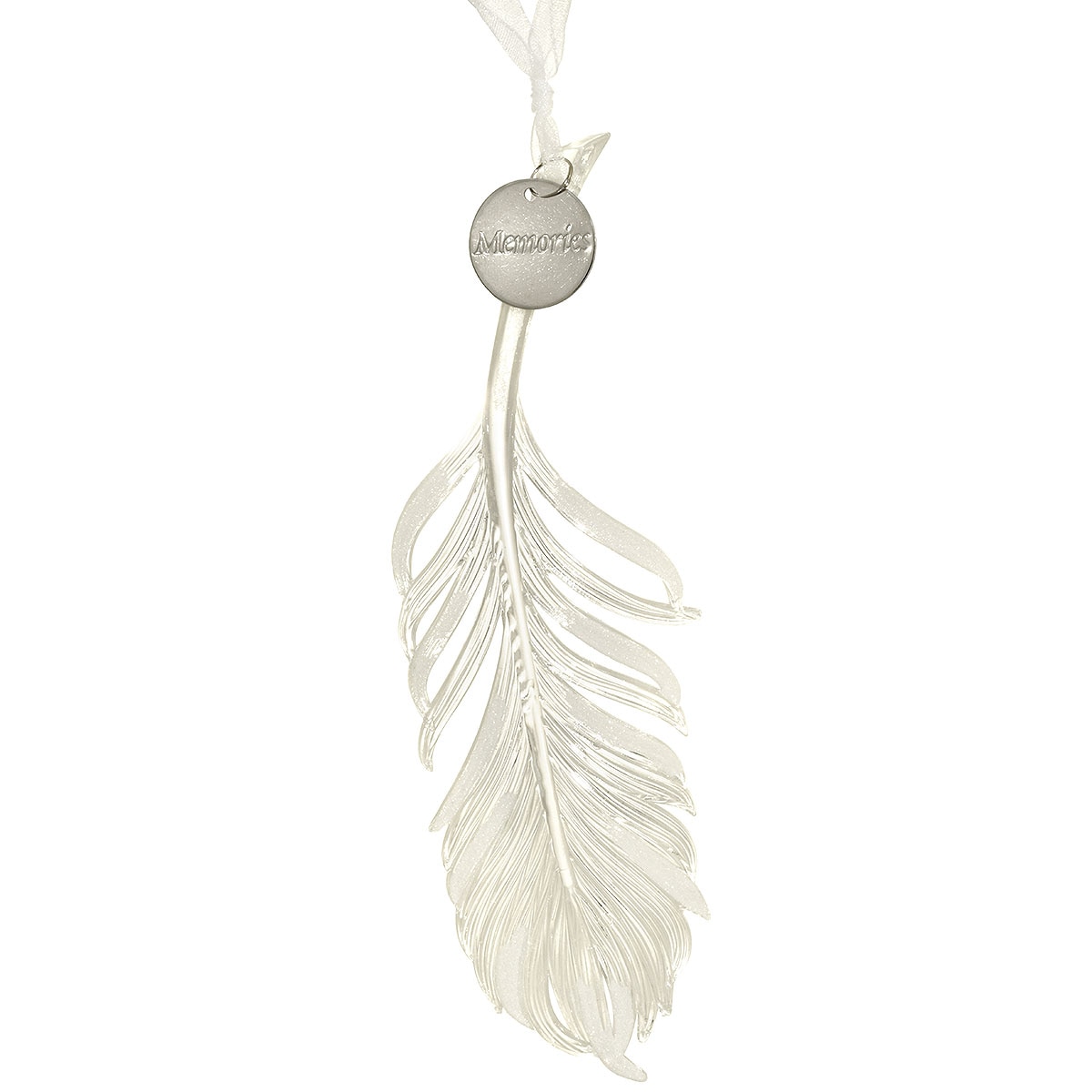 Feathers Appear Memorial Ornament