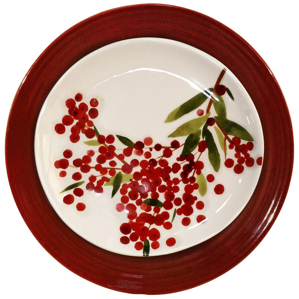 Aspen Dinner Plate Red