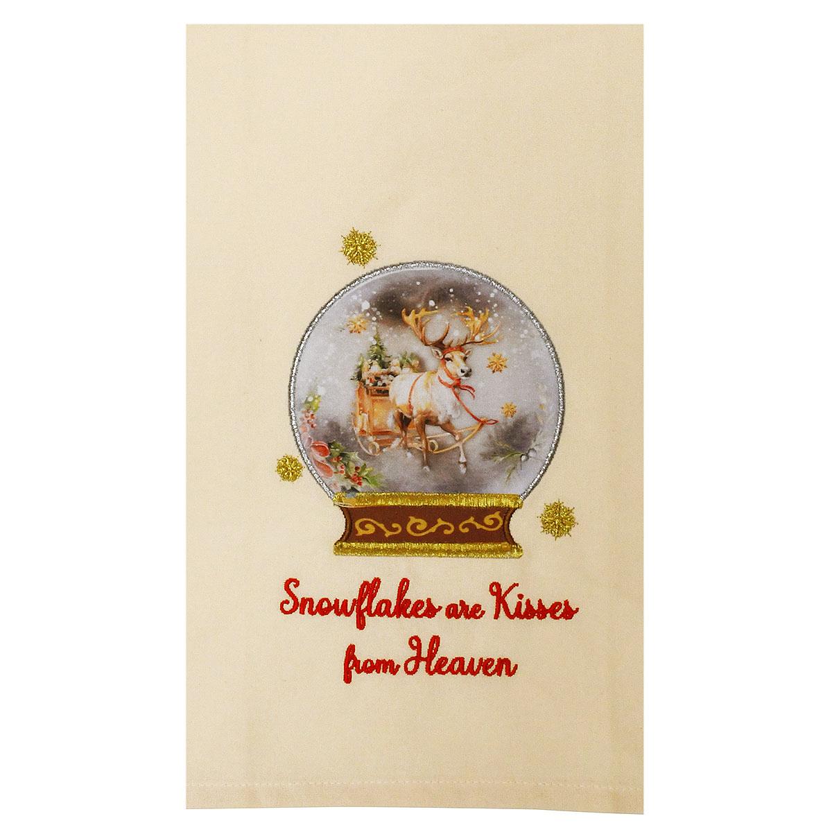 Snowflake Kisses Dishtowel