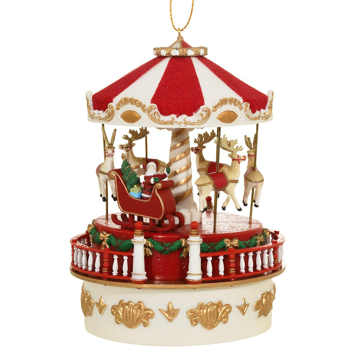 Mini Animated Carousel Ornament