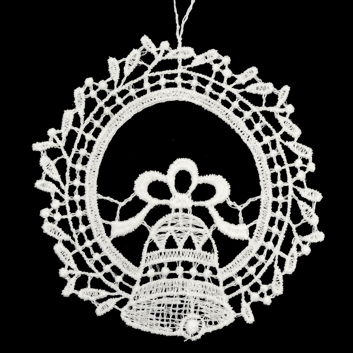 Mistletoe Wreath And Bell Lace