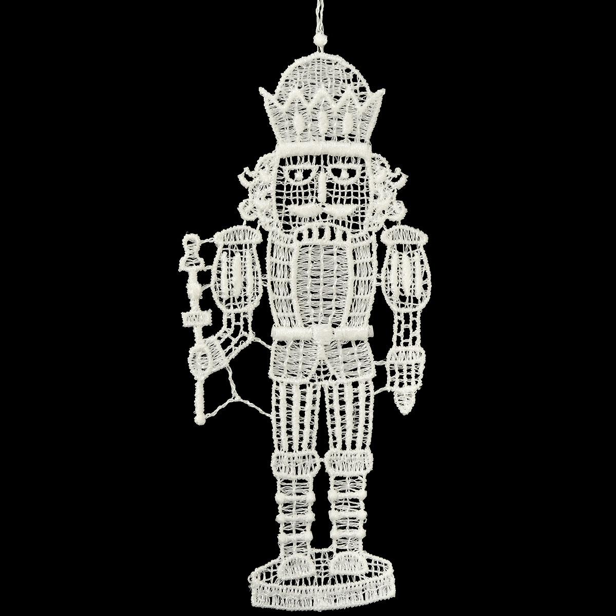 Nutcracker Scepter Lace Ornament