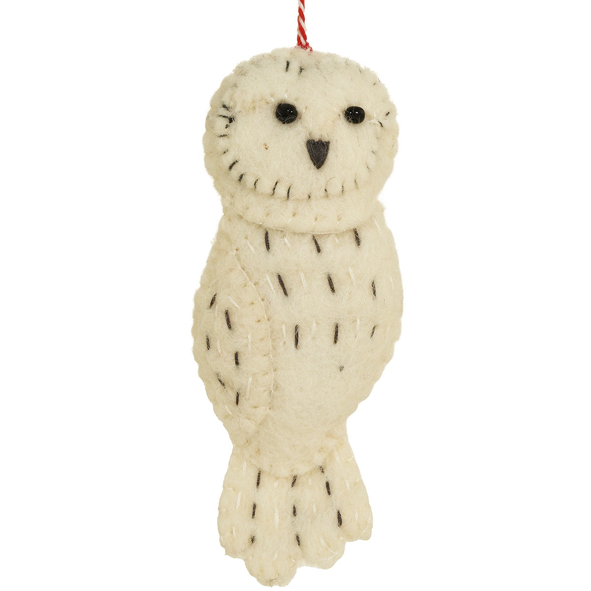 Snowy Owl Felt Ornament And Legend