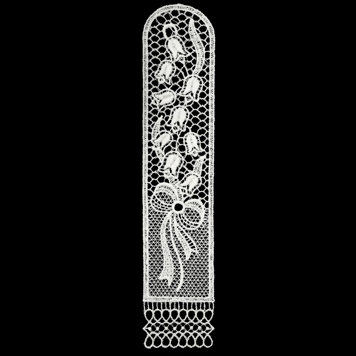 Lily Of The Valley Lace Bookmark