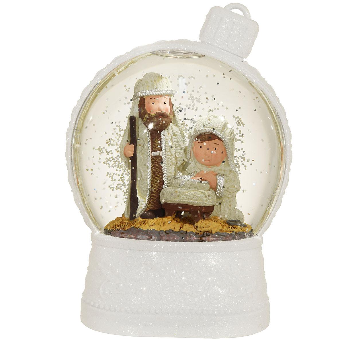 Holy Family Lighted Water Shimmer