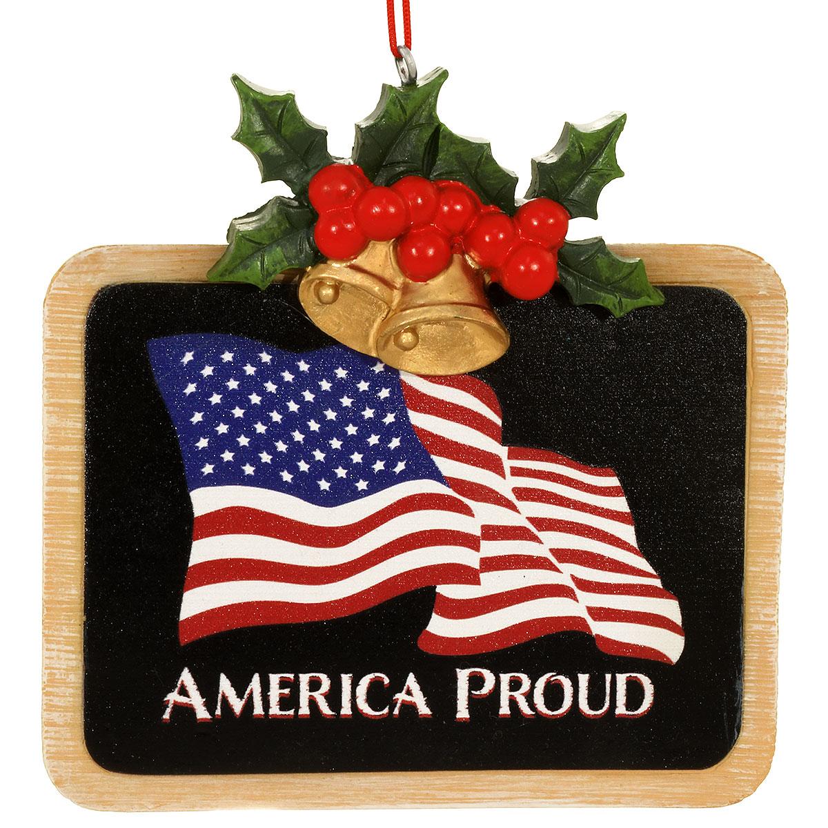 America Proud Ornament