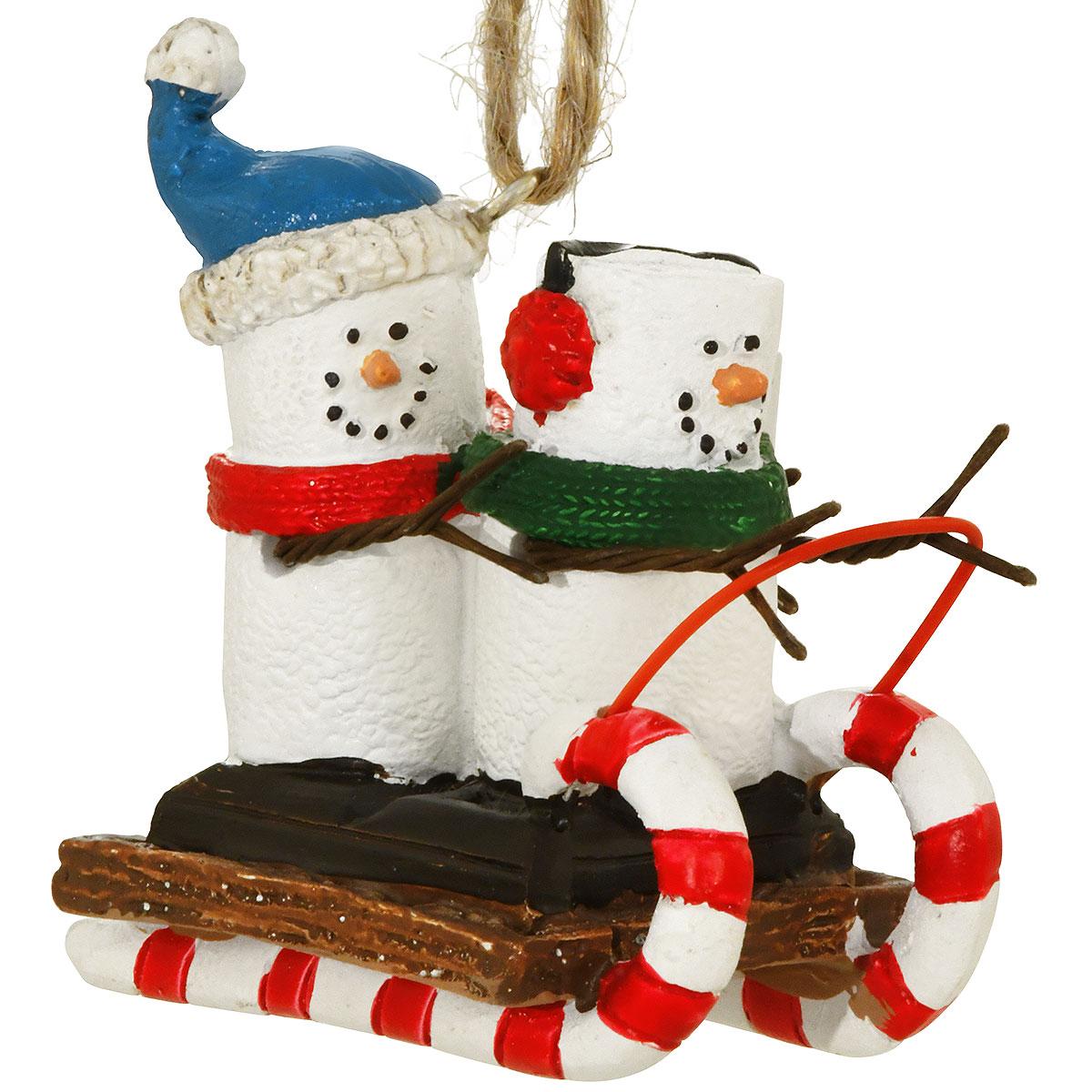 S’Mores On Toboggan Ornament