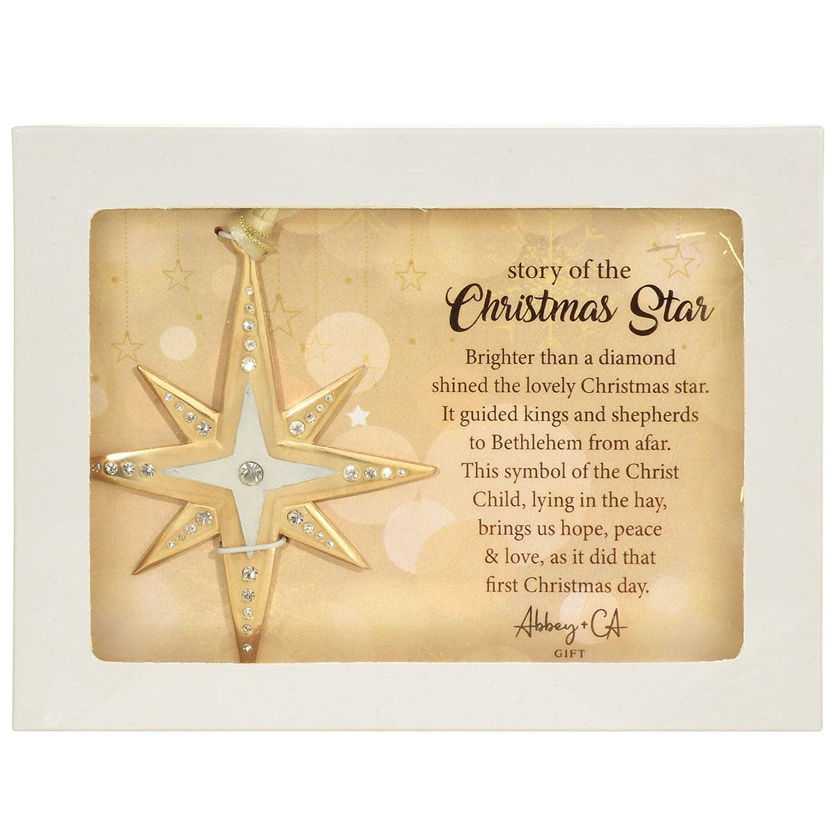 Story Of Christmas Star Ornament