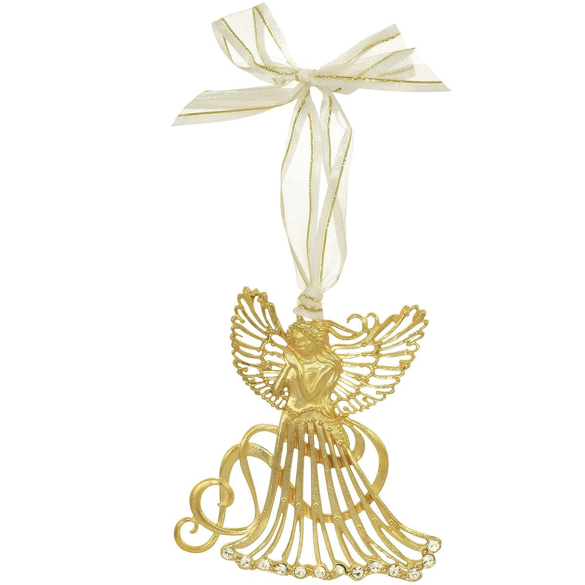 Memory Angel Gold Filigree Memorial