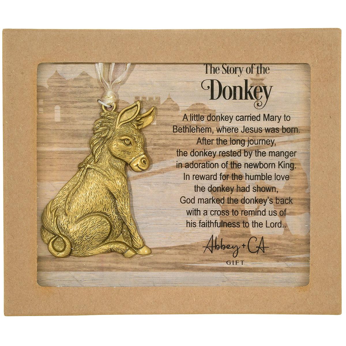 The Story Of The Donkey Metal Orn.