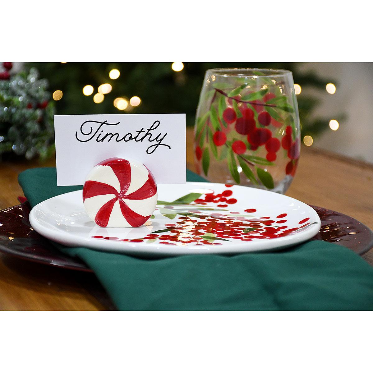 Peppermint Candy Card/Photo Holder