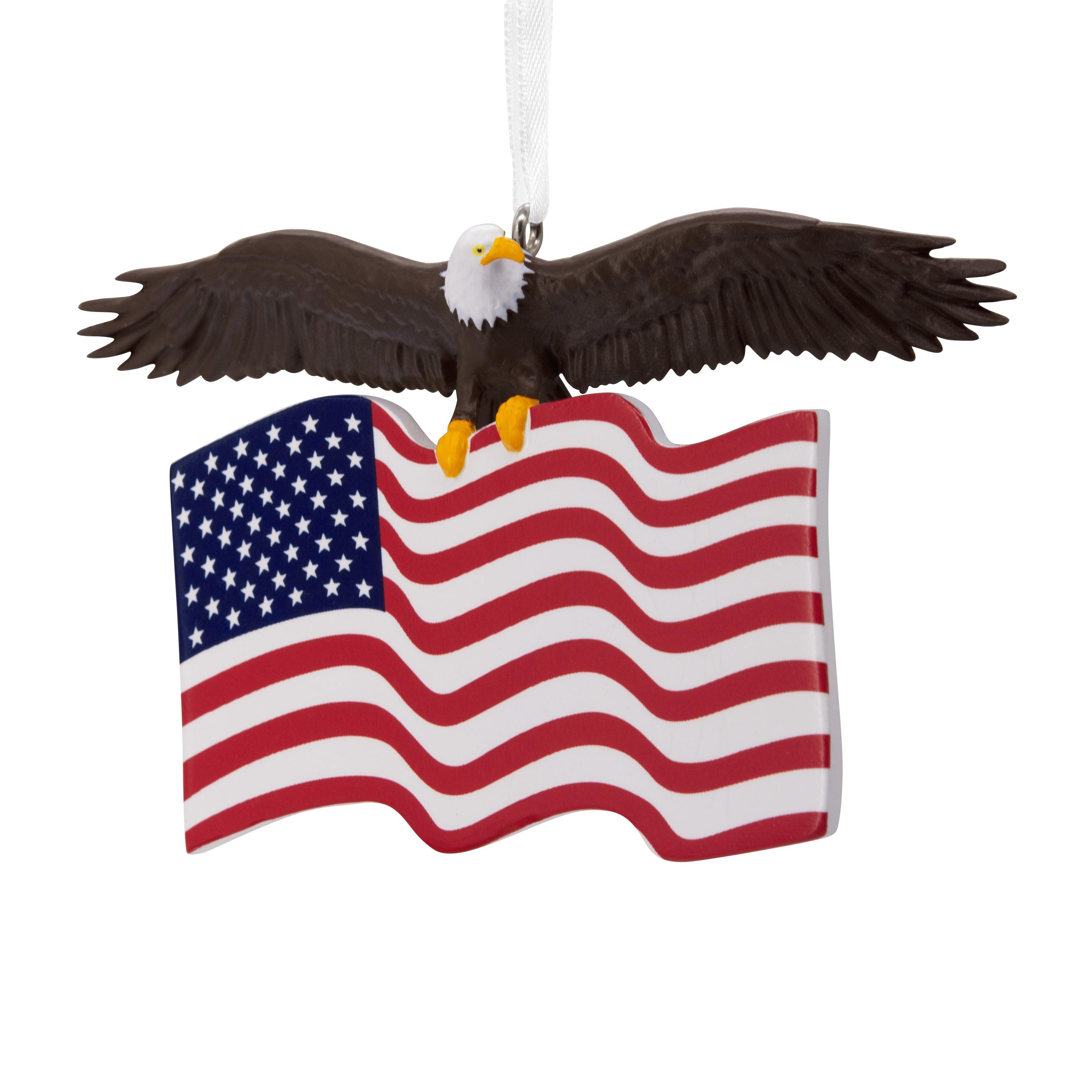 American Eagle With Flag Hallmark