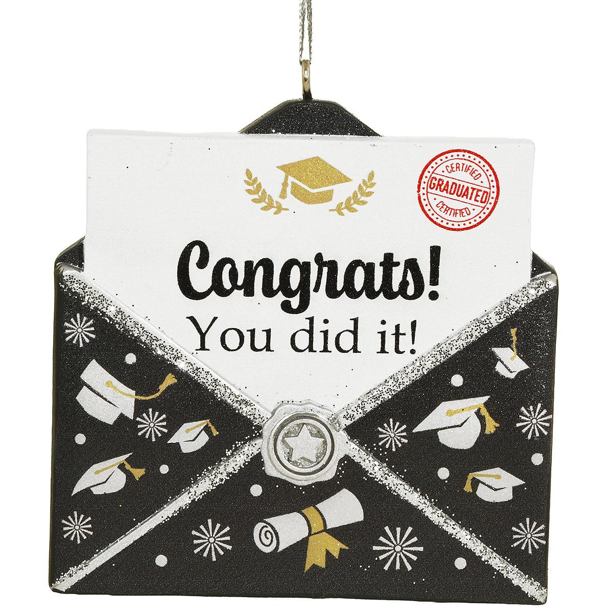 Graduation Letter Resin Ornament