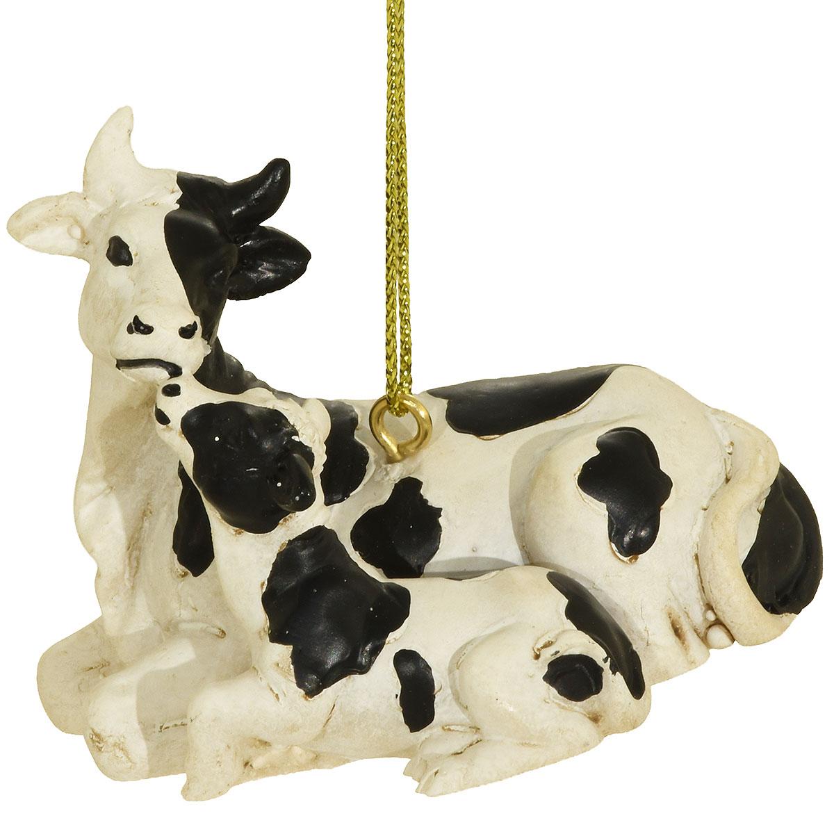 Cow Resin Ornament And Legend