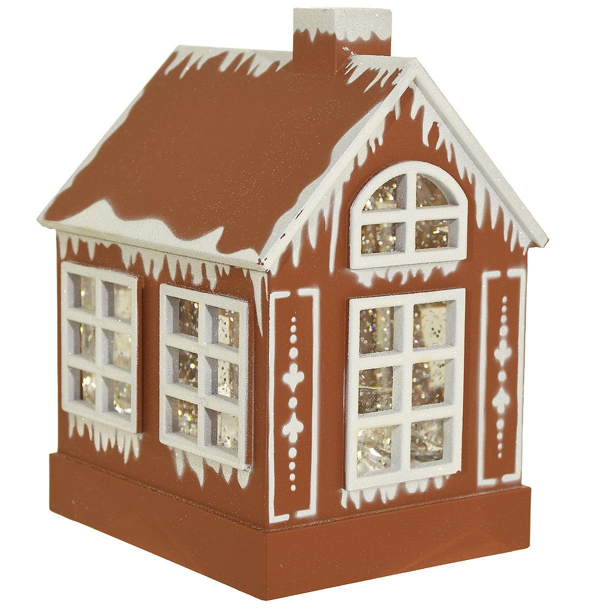 Lighted Gingerbread House Shimmer