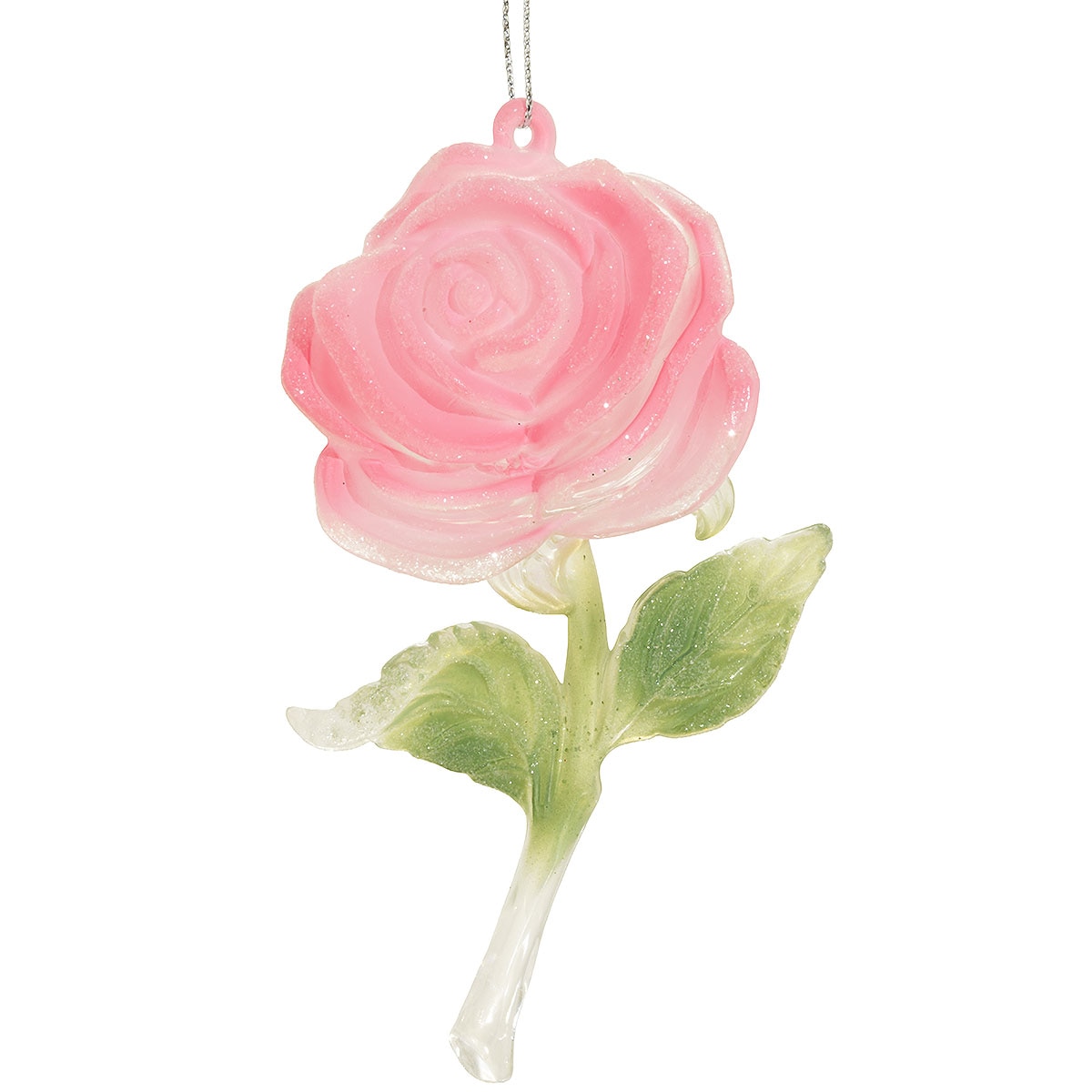 Pink Rose Ornament