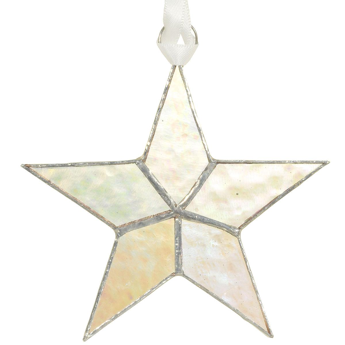 Christmas Star Stained Glass Orn