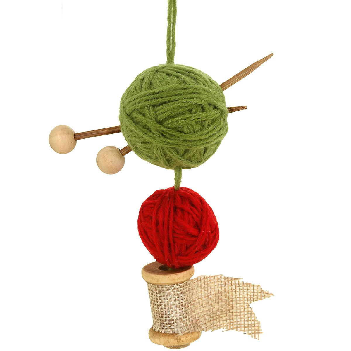 Fabric Knitting Kit Ornament