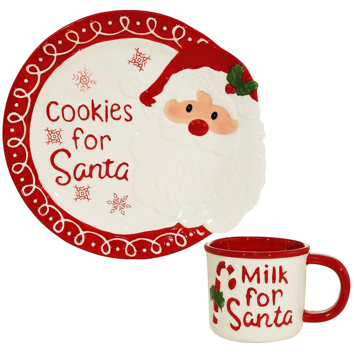 Cookies For Santa Plate & Cup Set