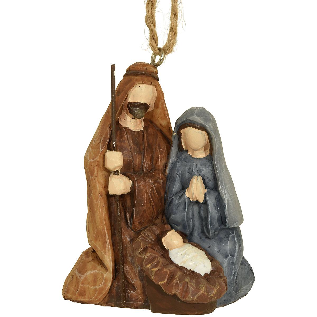 Holy Family Resin Ornament