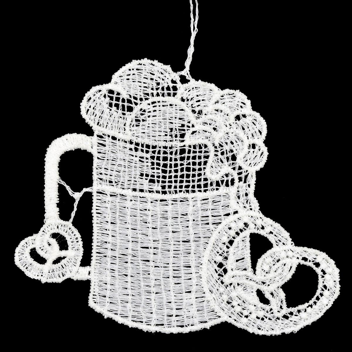Beer Mug Lace Ornament