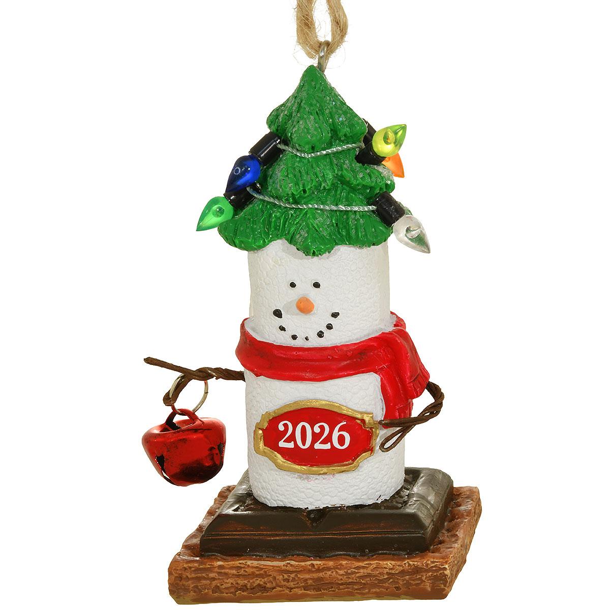Dated 2026 S’Mores Ornament