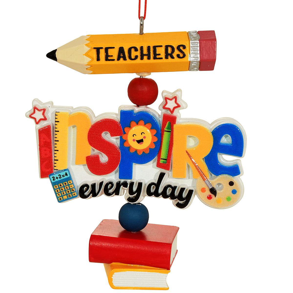 Teachers Inspire Dangle Ornament