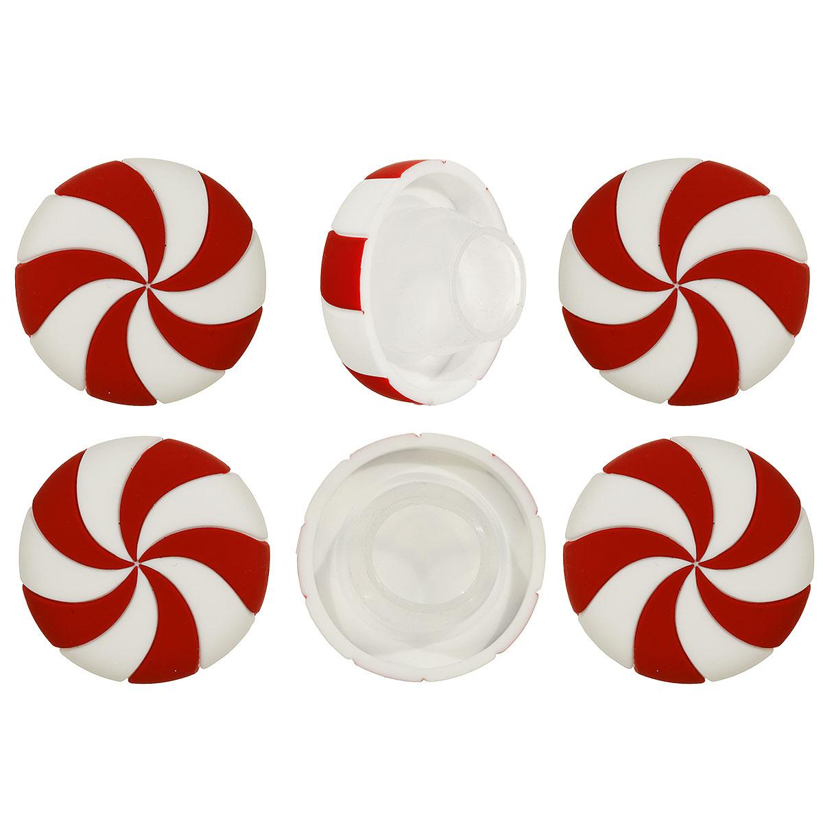 Peppermint Knobez 6-Pack Decorative