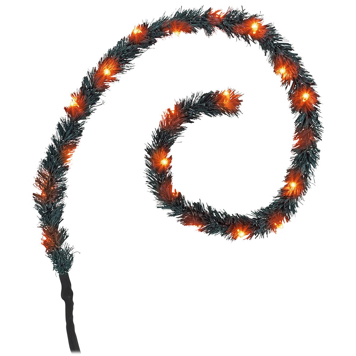 Lit Black Garland