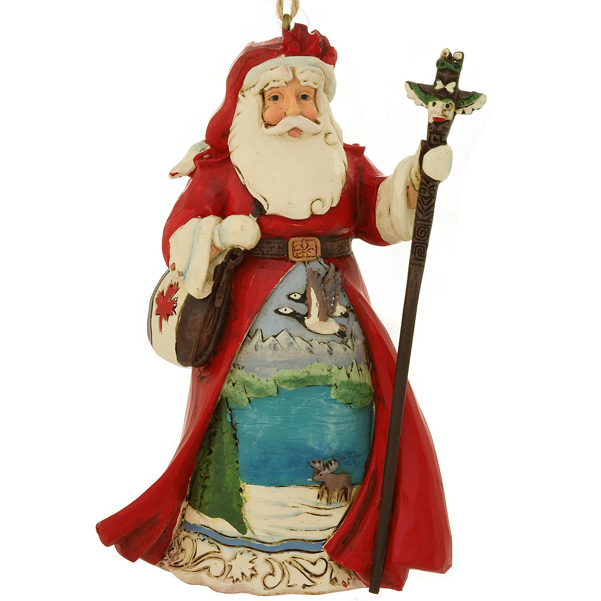 Canadian Santa Jim Shore Ornament