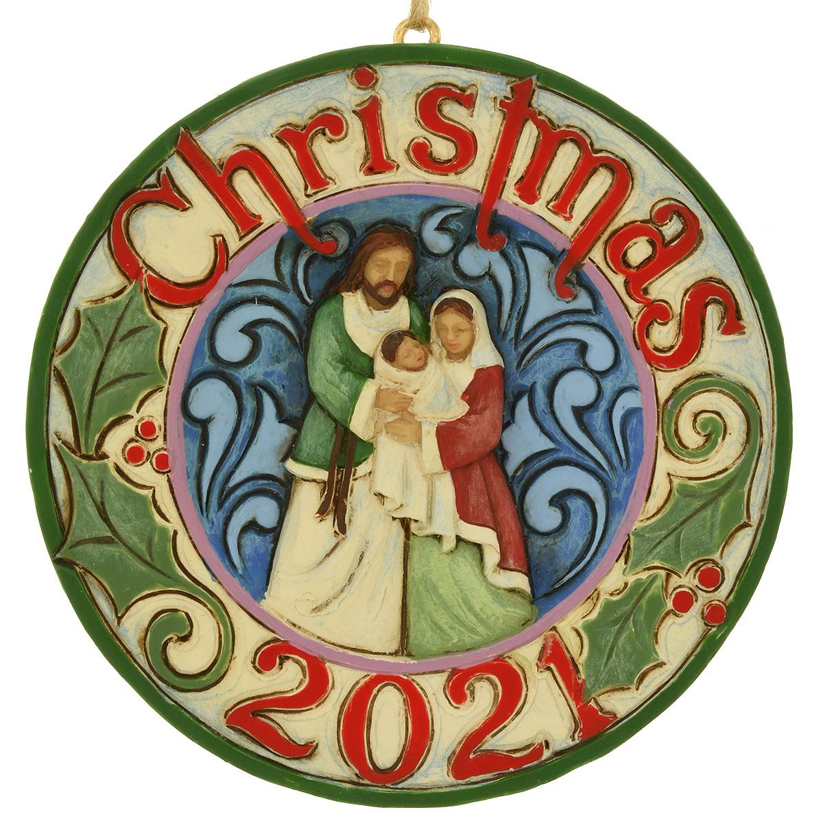 Christmas 2021 Holy Family Jim Shore Ornament