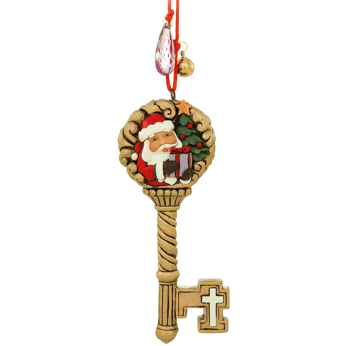 Jim Shore Santa Key Ornament